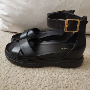 Cole Haan Women's Black Leather Sandals